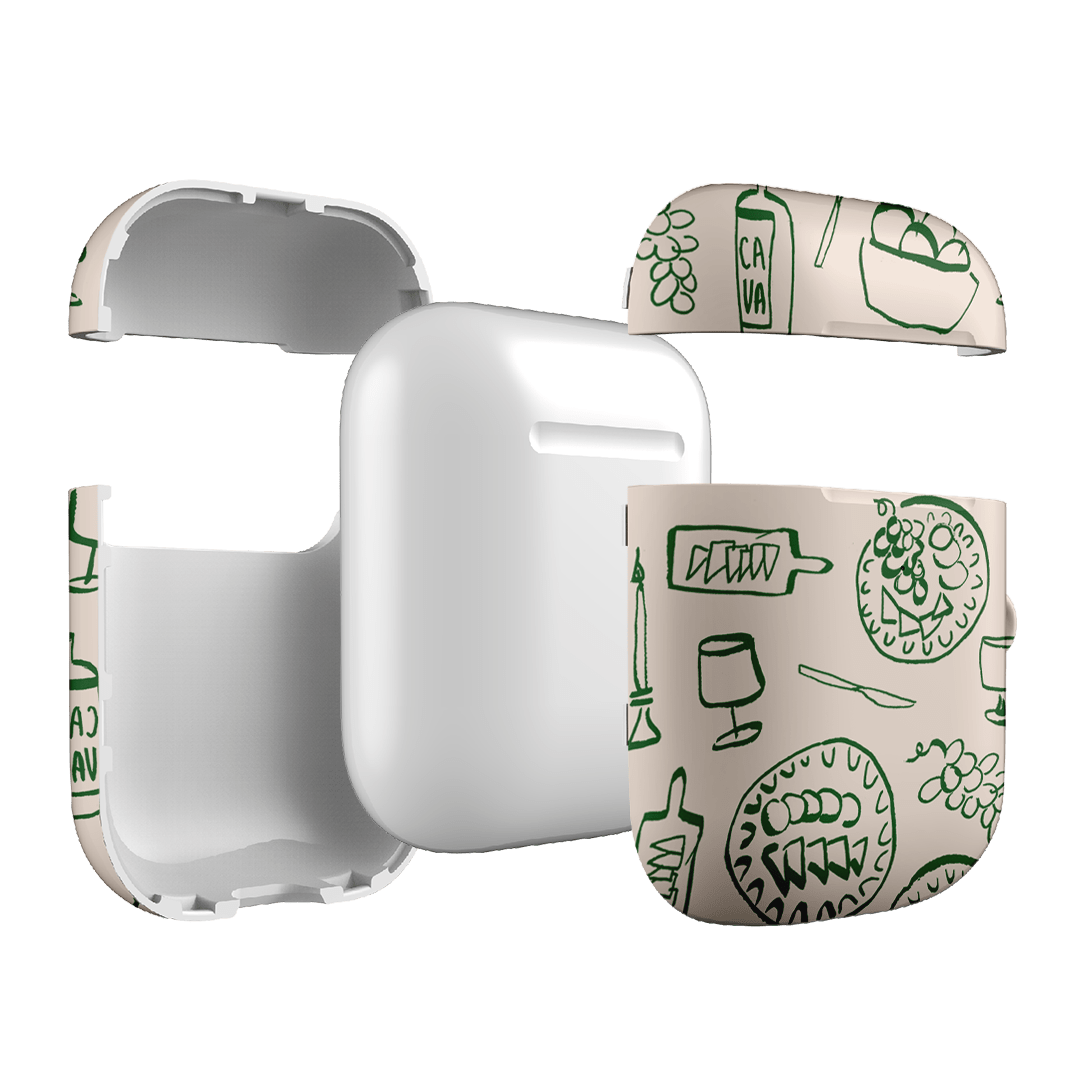 Dinner Parties AirPods Case AirPods Case by Phthalo Ruth - The Dairy