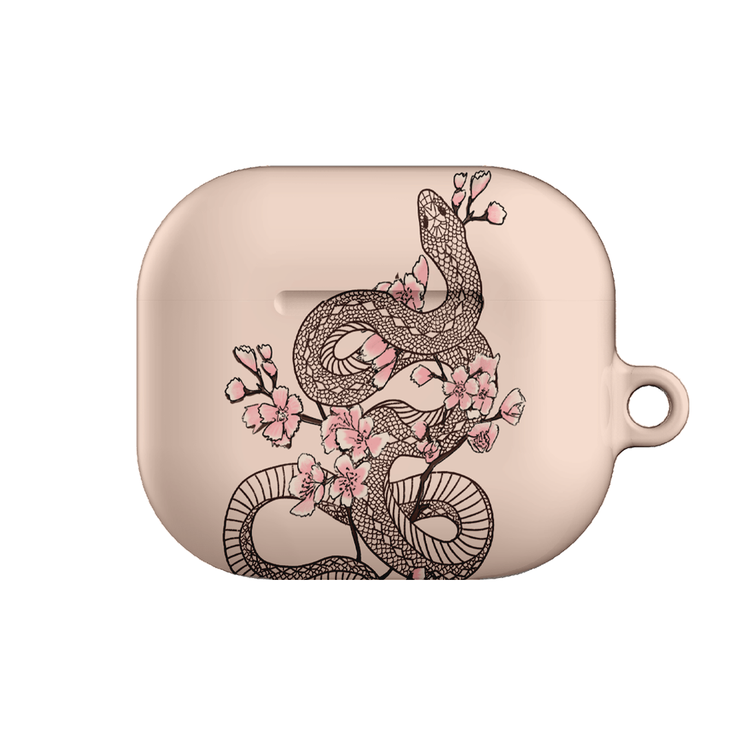 Blossom Snake in Pink AirPods Case