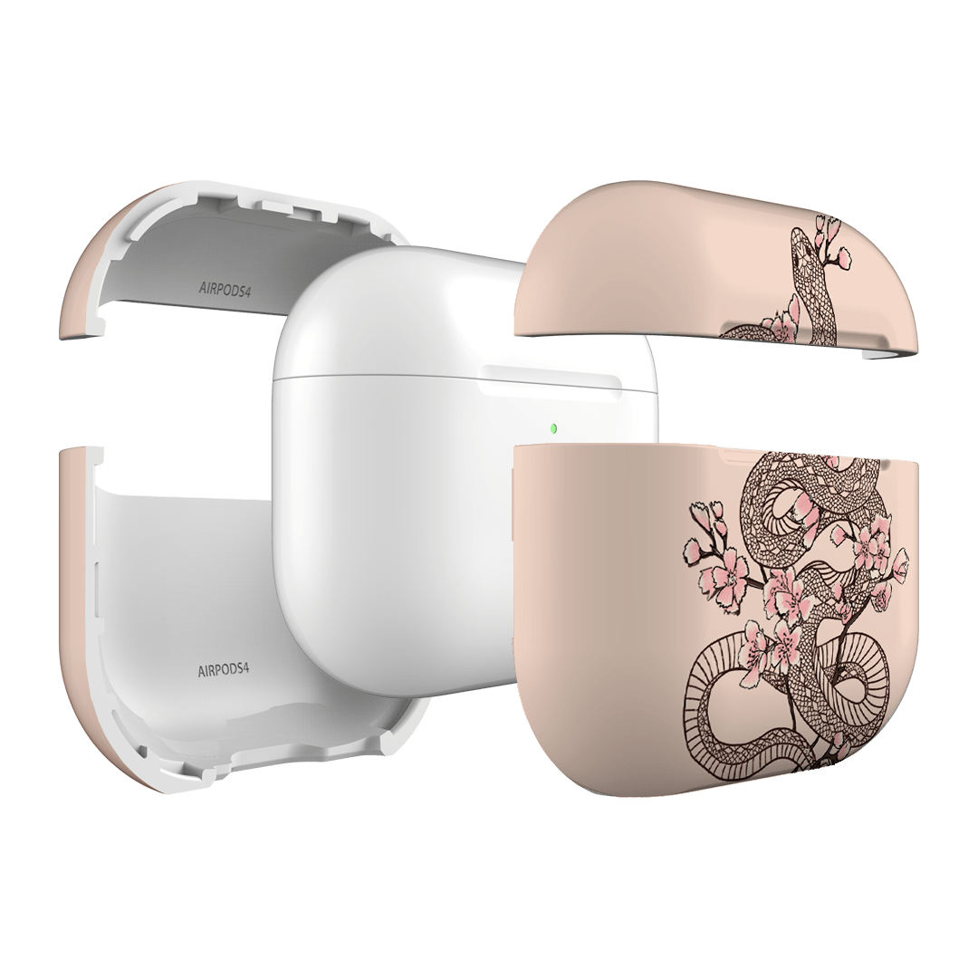 Blossom Snake in Pink AirPods Case