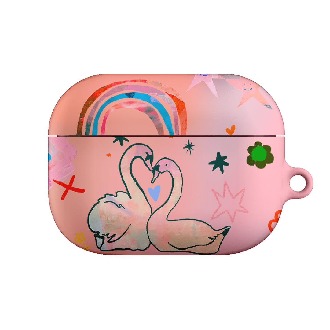 Pink Swan AirPods Pro Case AirPods Pro Case 1st Gen by Kate Eliza - The Dairy