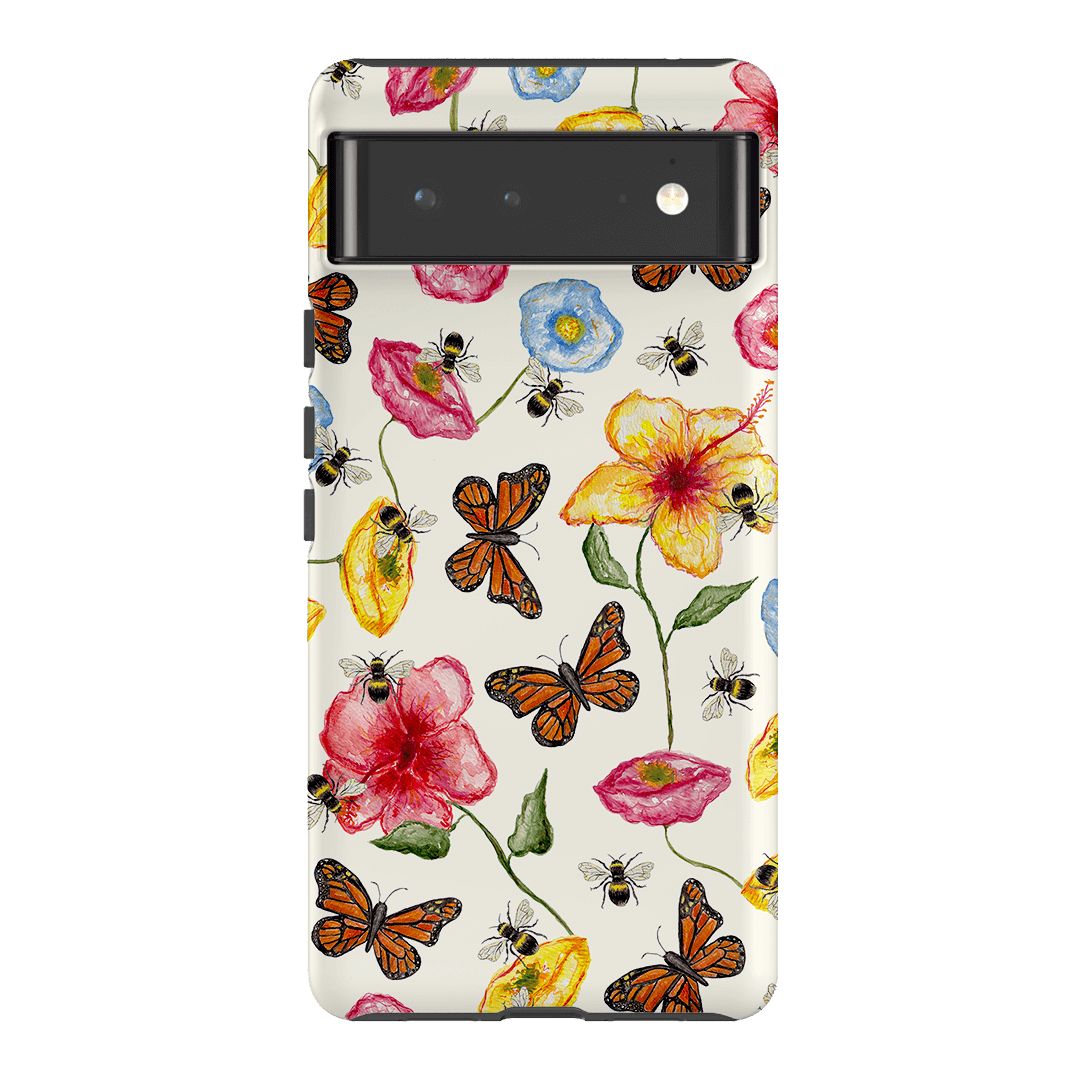 Butterflies & Bees Printed Phone Cases Google Pixel 6 / Armoured by BG. Studio - The Dairy