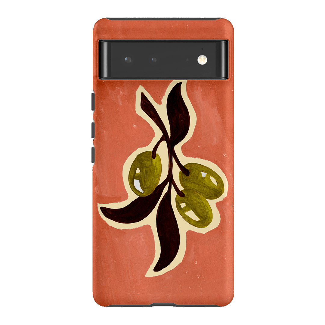 Olives Printed Phone Cases Google Pixel 6 / Armoured by Studio Bon - The Dairy