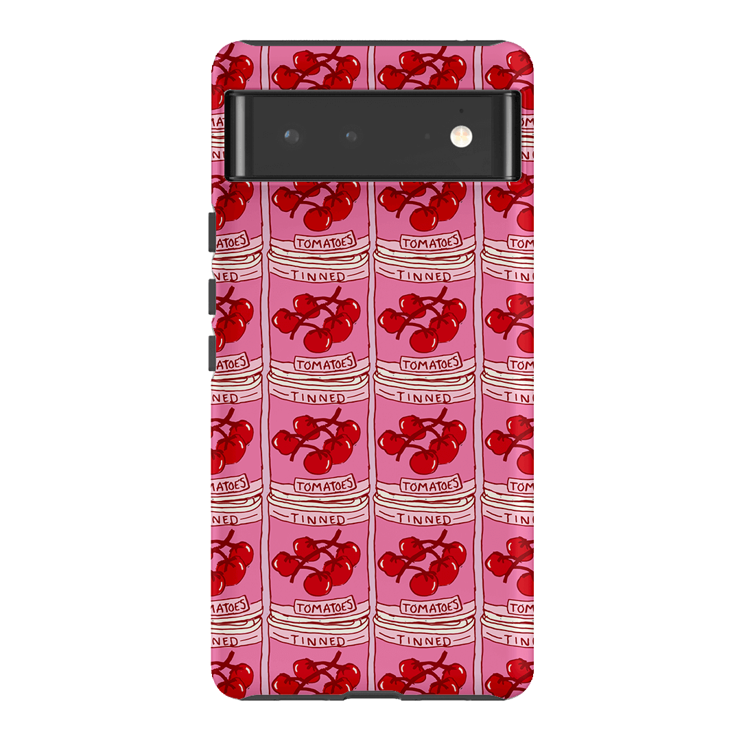 Tinned Tomatoes Printed Phone Cases Google Pixel 6 / Armoured by The Dairy - The Dairy