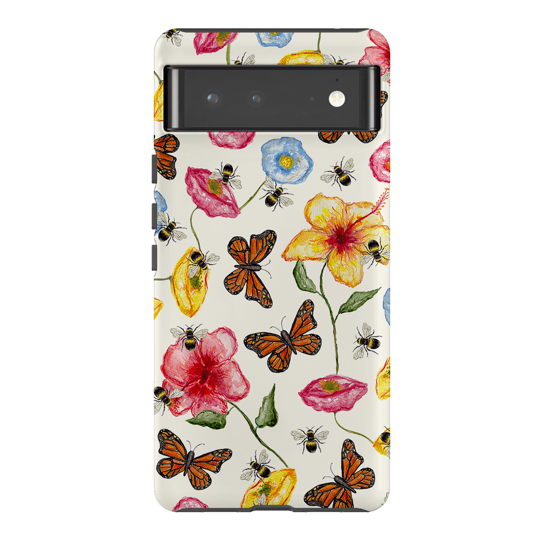 Butterflies & Bees Printed Phone Cases Google Pixel 6 Pro / Armoured by BG. Studio - The Dairy