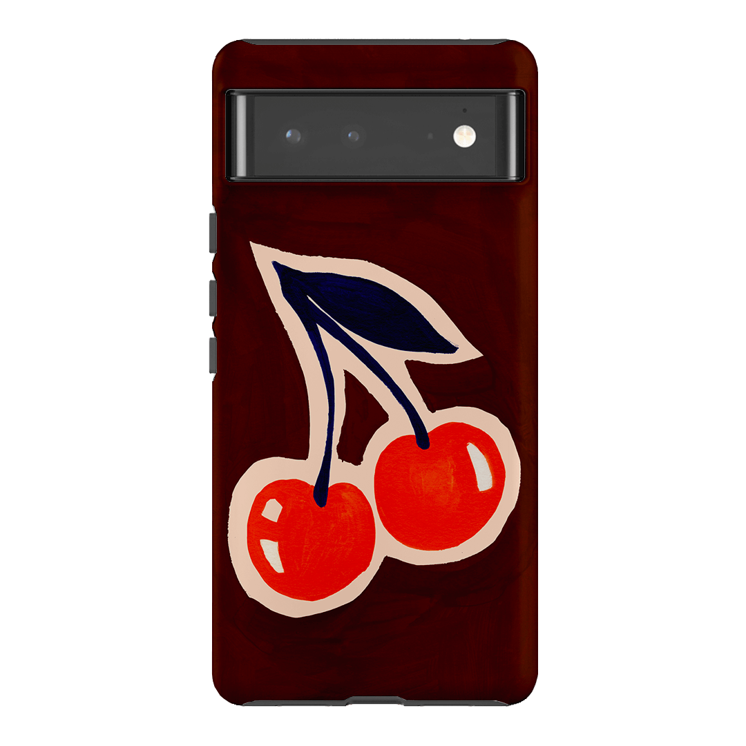 Cherries Printed Phone Cases Google Pixel 6 Pro / Armoured by Studio Bon - The Dairy