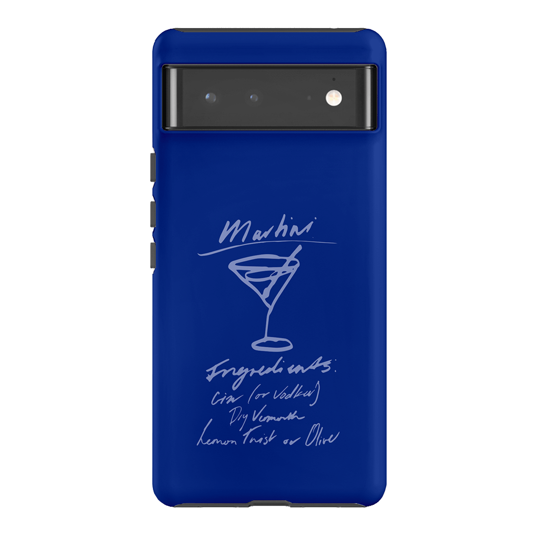 Martini Mood Blue Printed Phone Cases Google Pixel 6 Pro / Armoured by The Dairy - The Dairy