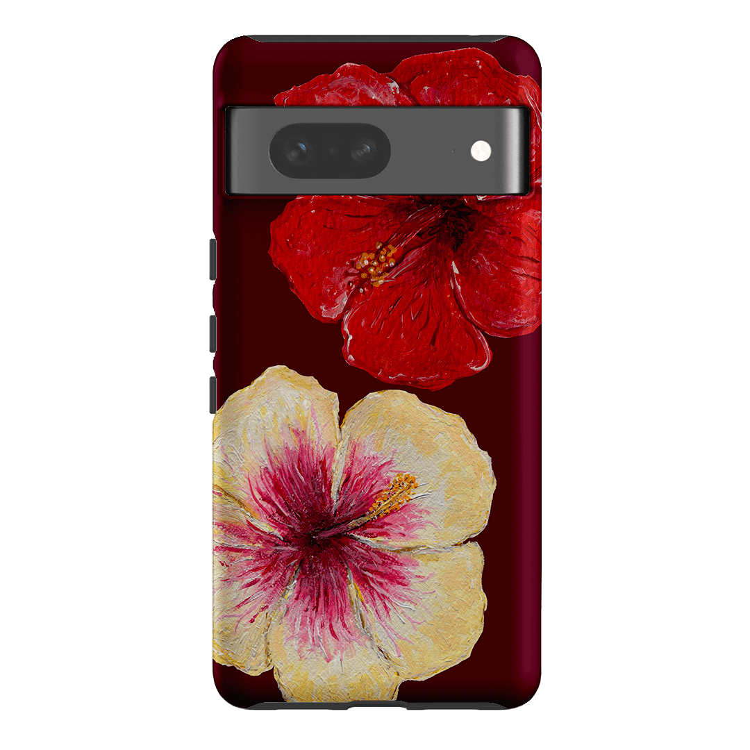 Hibiscus Flower Printed Phone Cases Google Pixel 7 / Armoured by BG. Studio - The Dairy