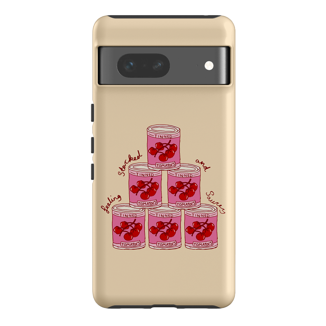 Saucy Supper Printed Phone Cases Google Pixel 7 / Armoured by The Dairy - The Dairy