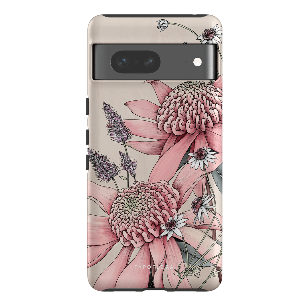 Pink Waratah Printed Phone Cases by Typoflora - The Dairy