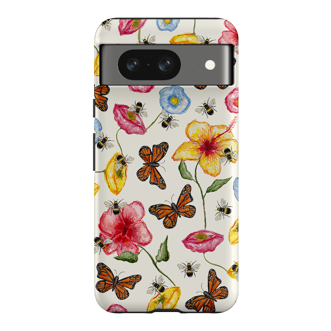 Butterflies & Bees Printed Phone Cases Google Pixel 8 / Armoured by BG. Studio - The Dairy