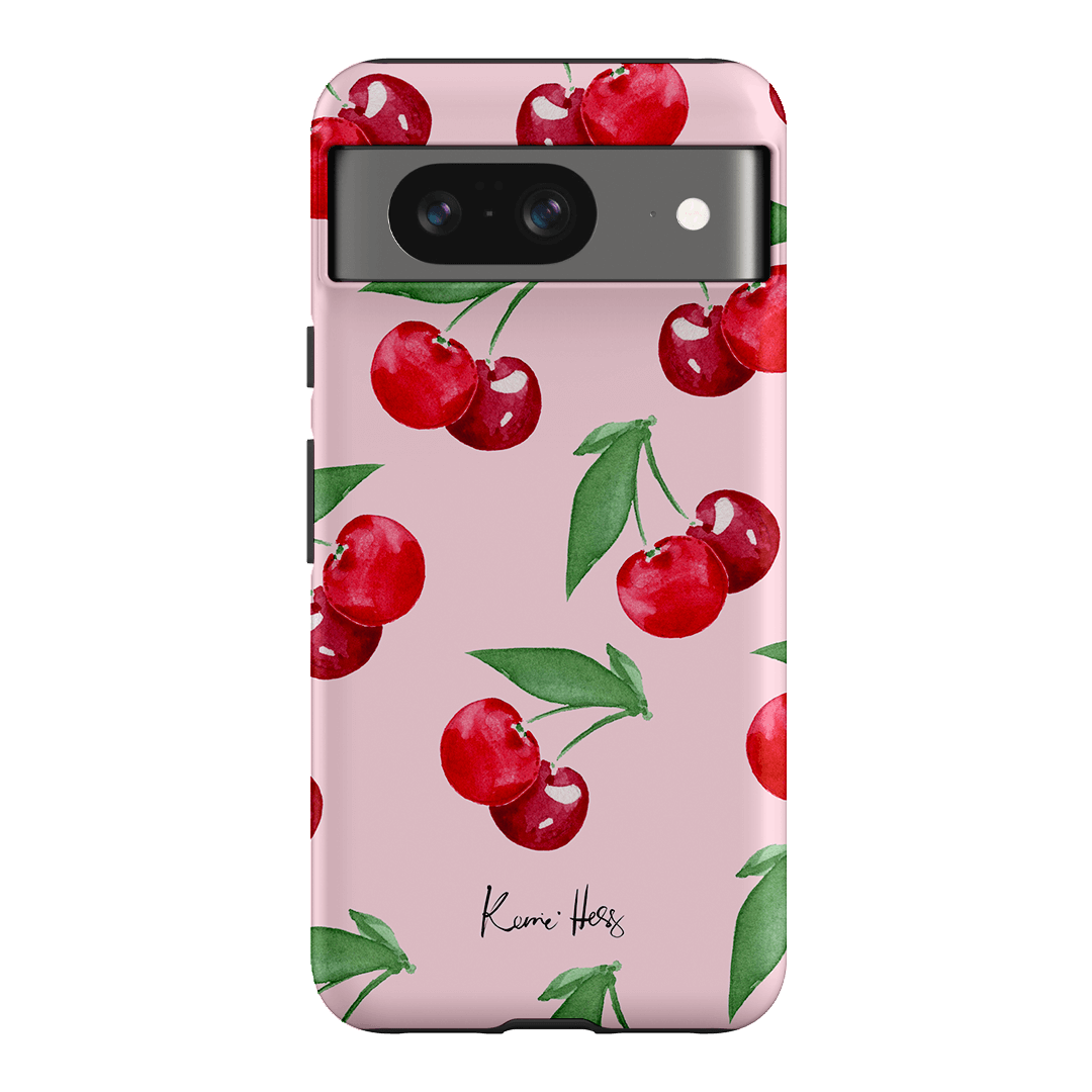 Cherry Rose Printed Phone Cases by Kerrie Hess - The Dairy