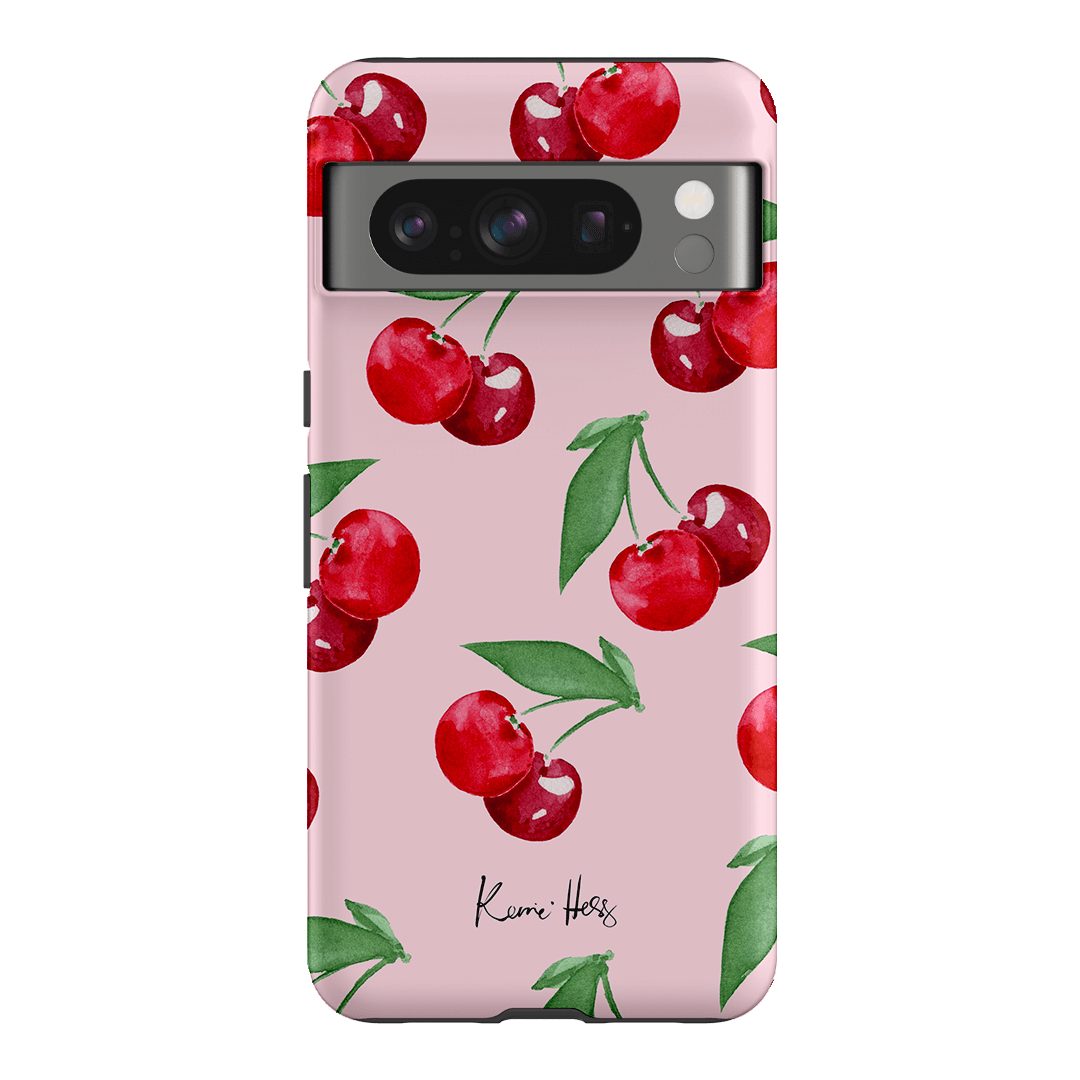 Cherry Rose Printed Phone Cases by Kerrie Hess - The Dairy