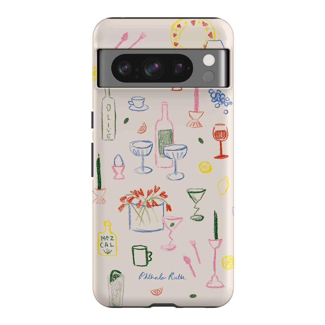 Dinnerware Printed Phone Cases Google Pixel 8 Pro / Armoured by Phthalo Ruth - The Dairy