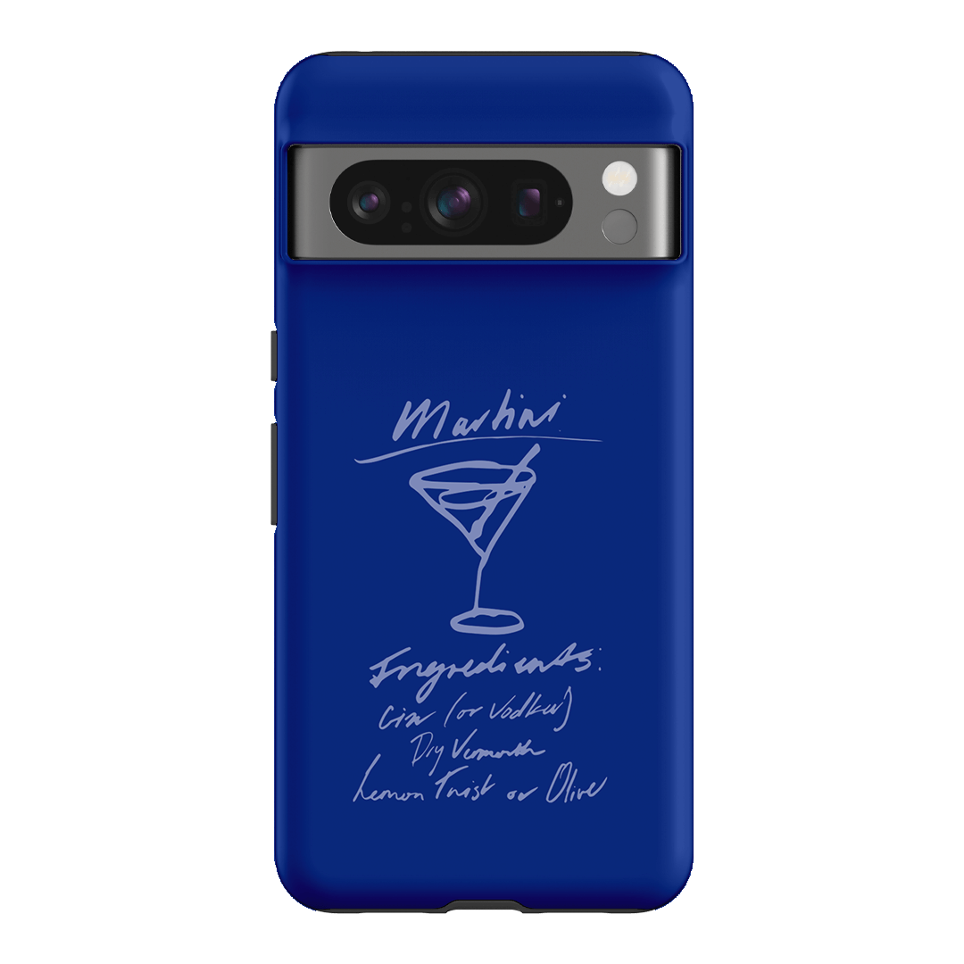 Martini Mood Blue Printed Phone Cases Google Pixel 8 Pro / Armoured by The Dairy - The Dairy