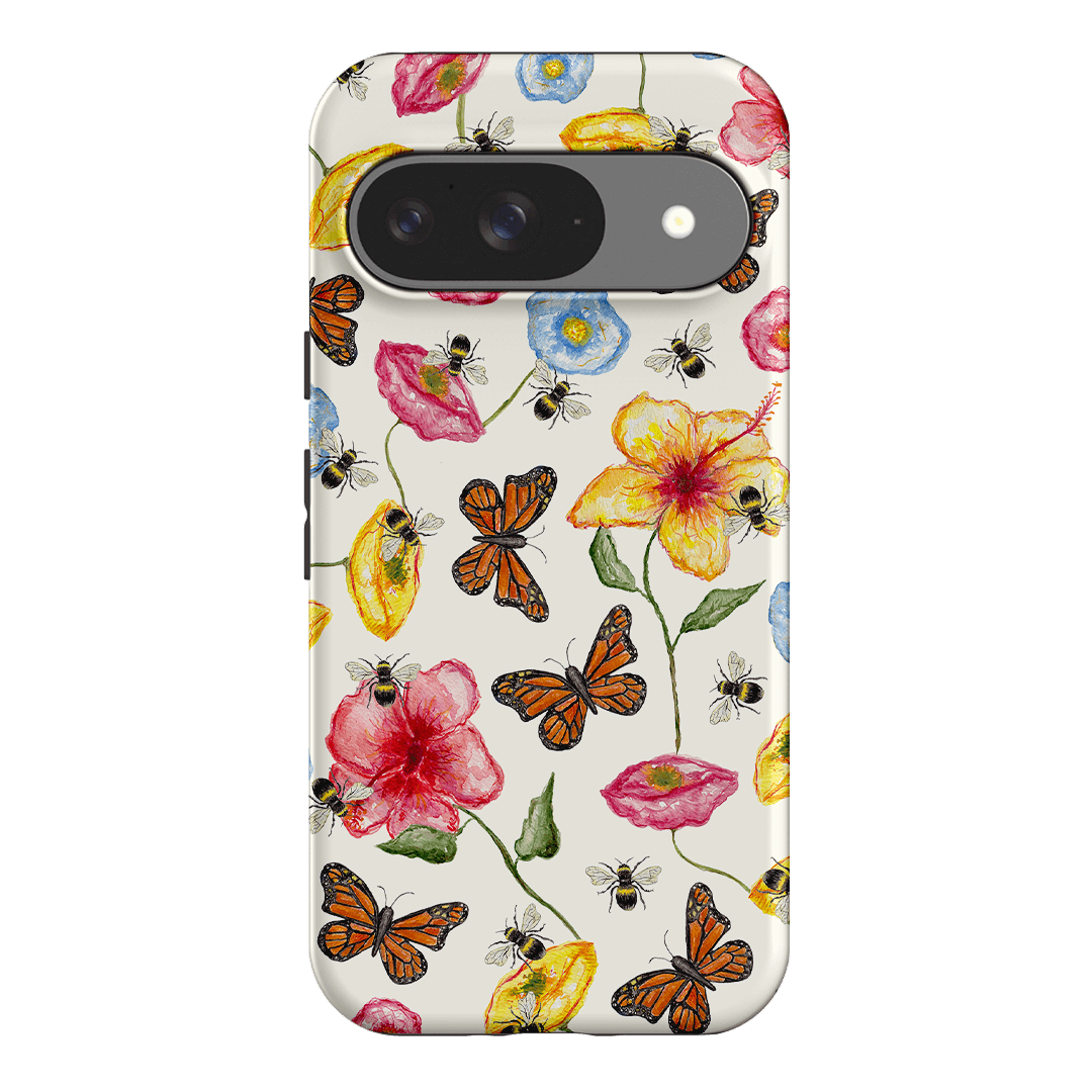 Butterflies & Bees Printed Phone Cases Google Pixel 9 / Armoured by BG. Studio - The Dairy