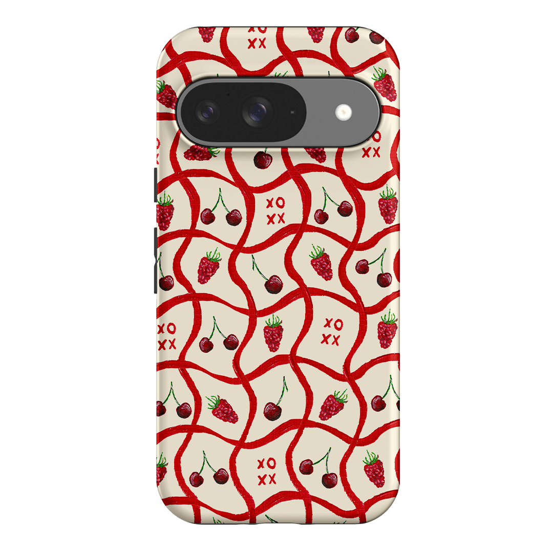 Cherries & Berries Printed Phone Cases Google Pixel 9 / Armoured by BG. Studio - The Dairy