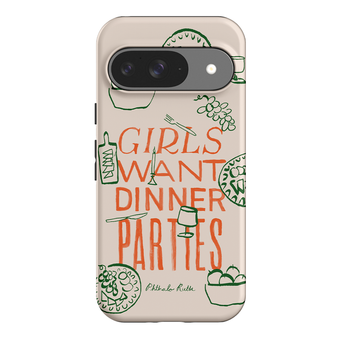 Dinner Parties Printed Phone Cases Google Pixel 9 / Armoured by Phthalo Ruth - The Dairy