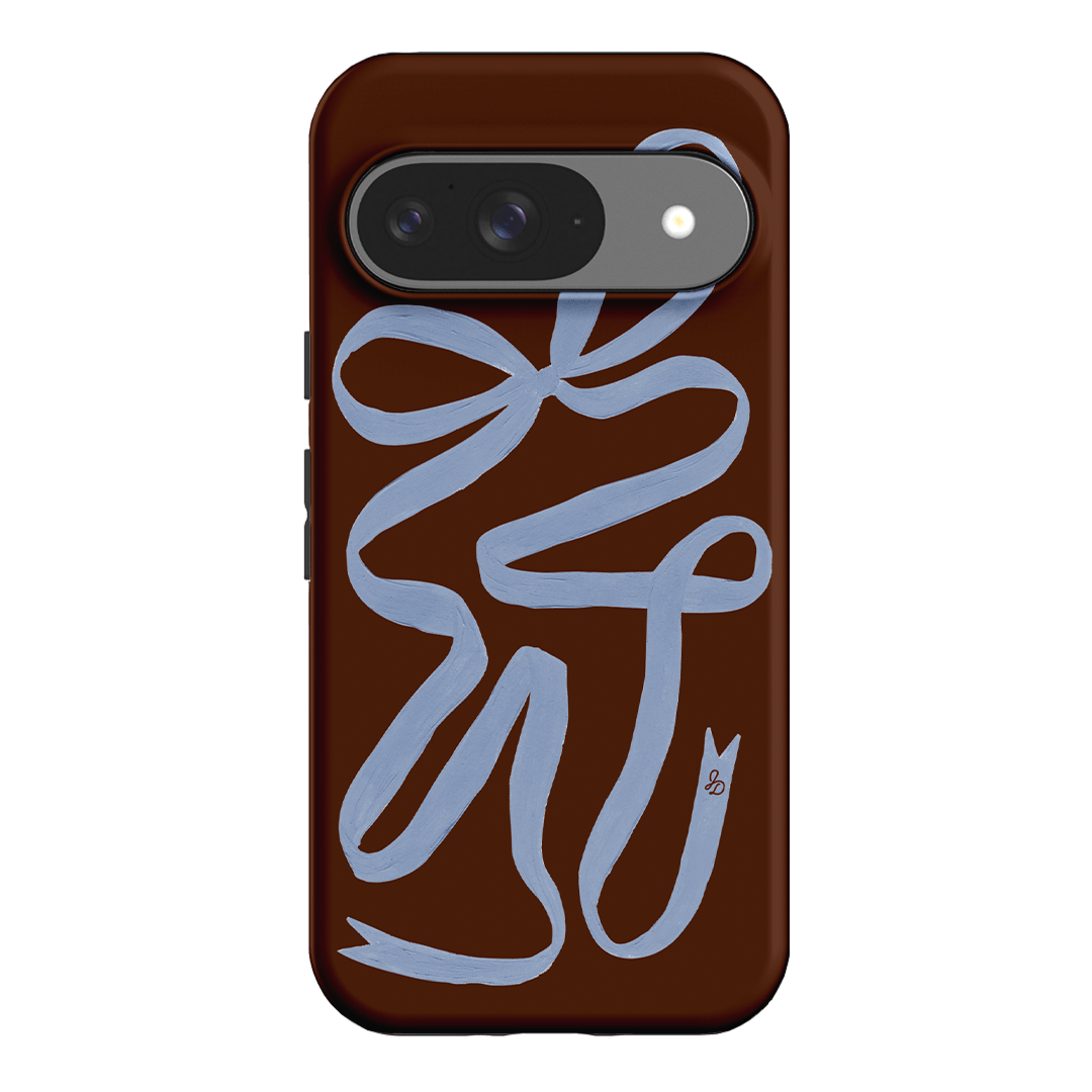 Mocha Ribbon Printed Phone Cases Google Pixel 9 / Armoured by Jasmine Dowling - The Dairy