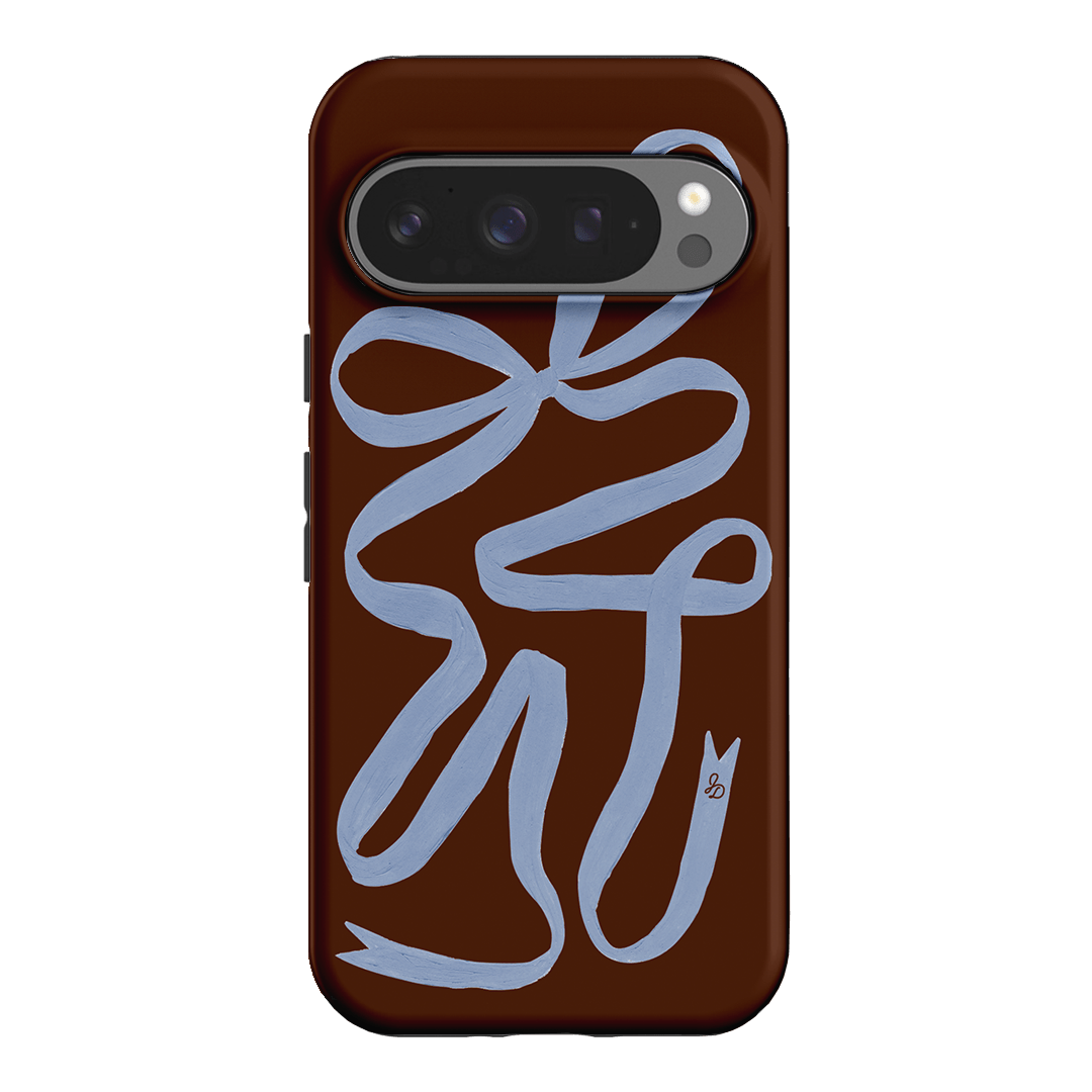 Mocha Ribbon Printed Phone Cases Google Pixel 9 Pro / Armoured by Jasmine Dowling - The Dairy