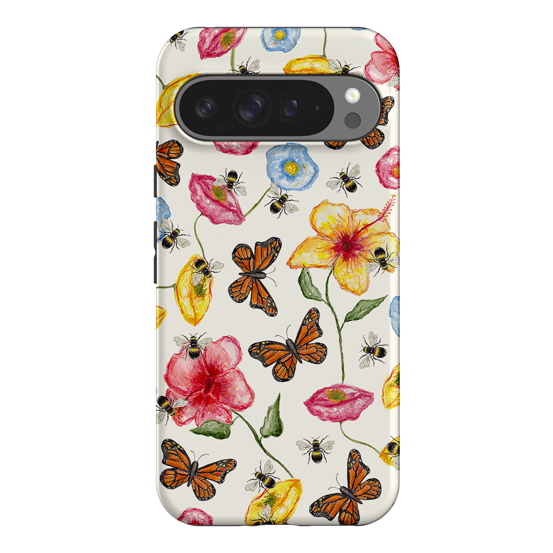 Butterflies & Bees Printed Phone Cases Google Pixel 9 Pro XL / Armoured by BG. Studio - The Dairy