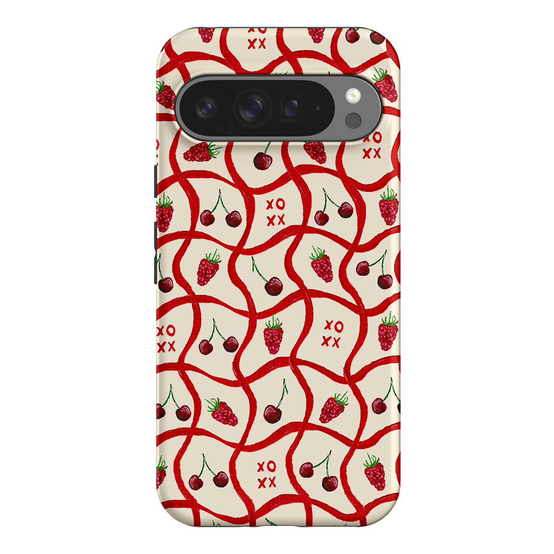 Cherries & Berries Printed Phone Cases Google Pixel 9 Pro XL / Armoured by BG. Studio - The Dairy