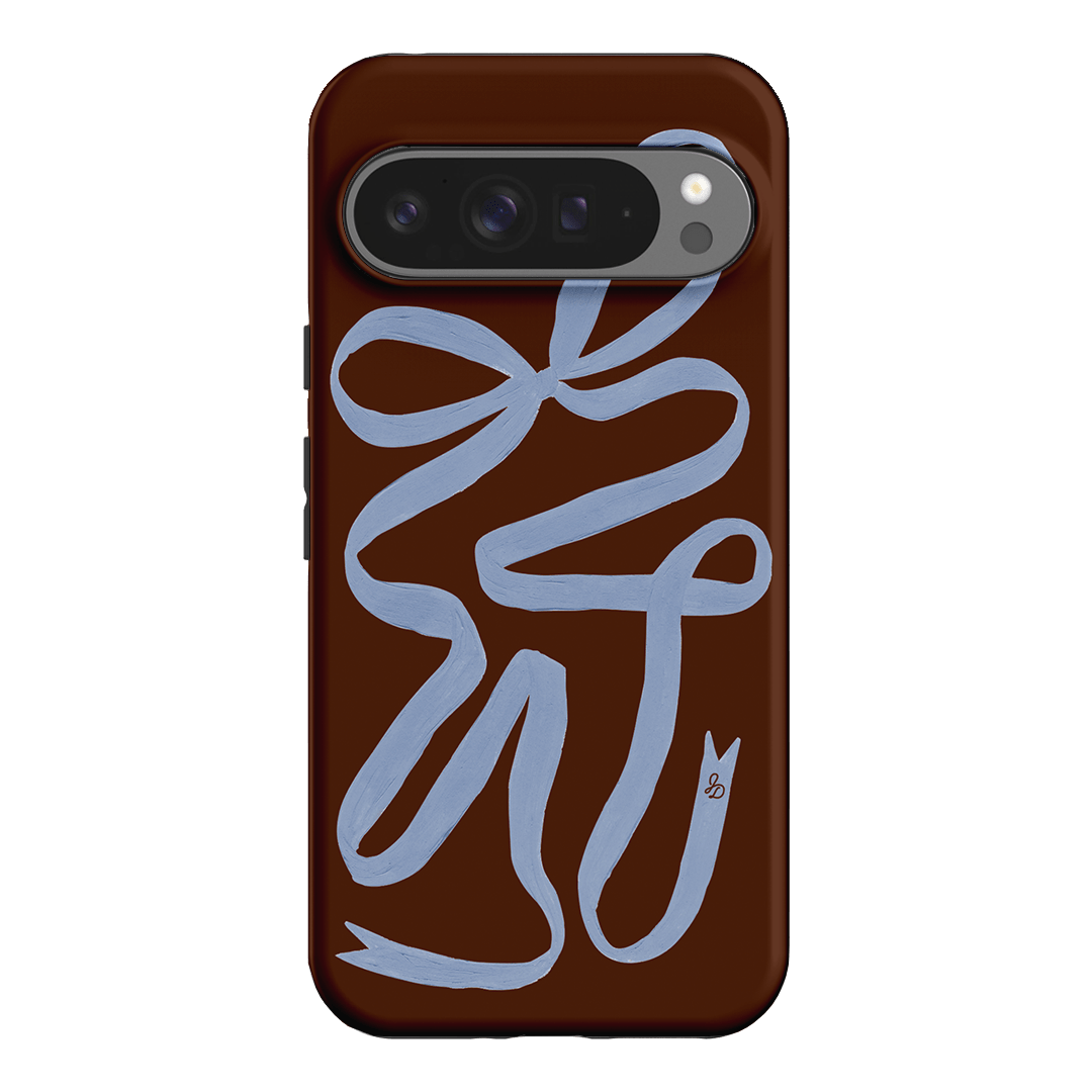 Mocha Ribbon Printed Phone Cases Google Pixel 9 Pro XL / Armoured by Jasmine Dowling - The Dairy