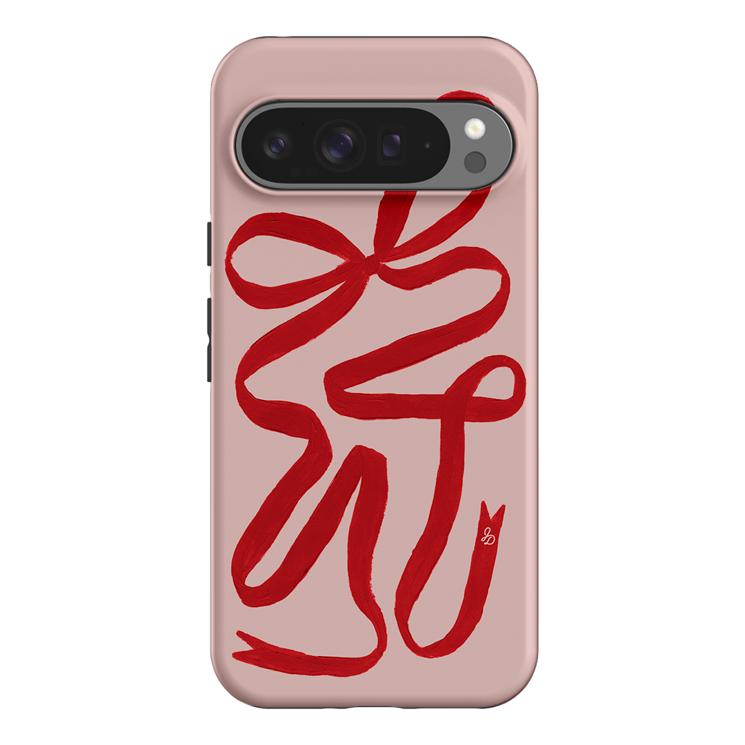 Valentine Ribbon Printed Phone Cases Google Pixel 9 Pro XL / Armoured by Jasmine Dowling - The Dairy