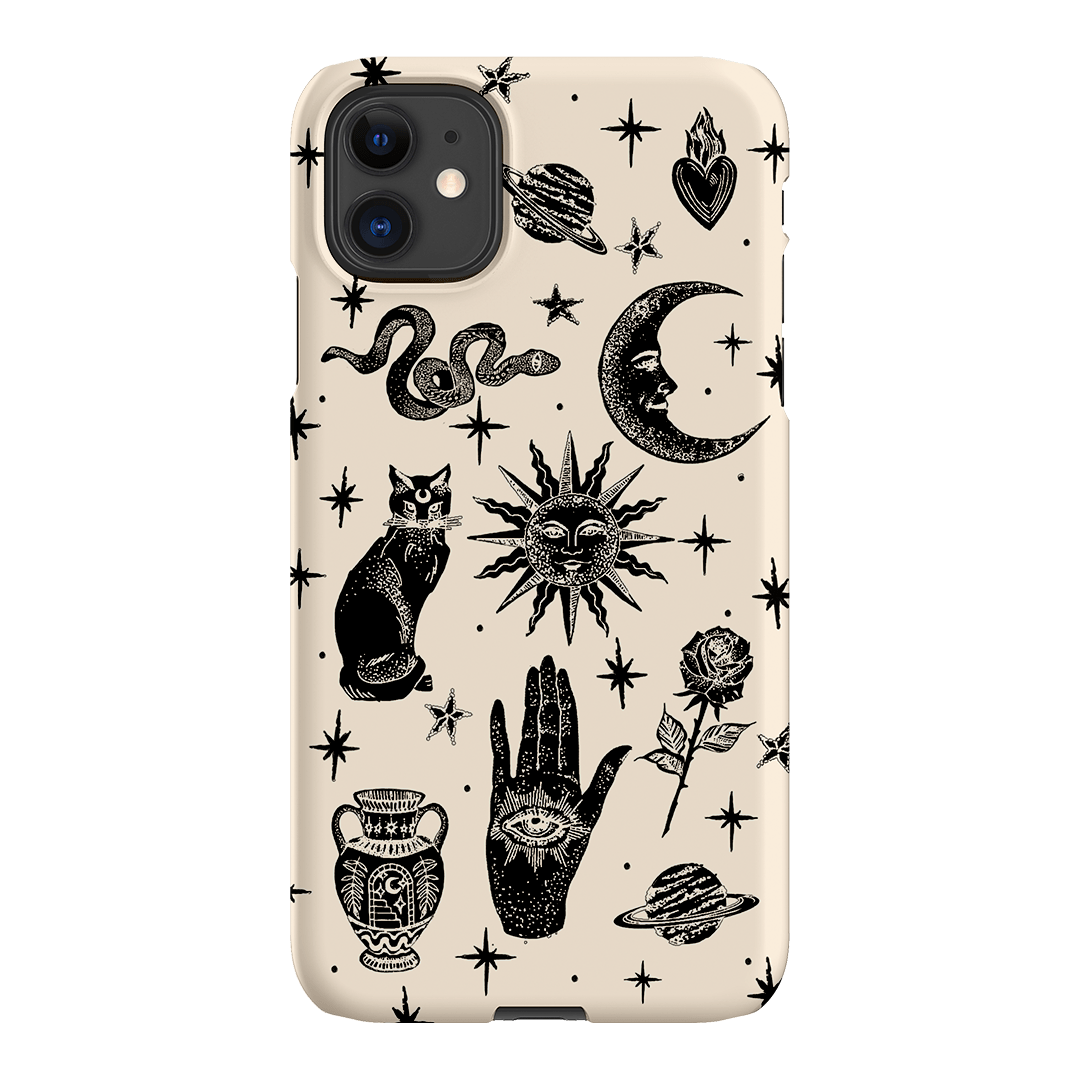 Astro Flash Beige Printed Phone Cases by Veronica Tucker - The Dairy