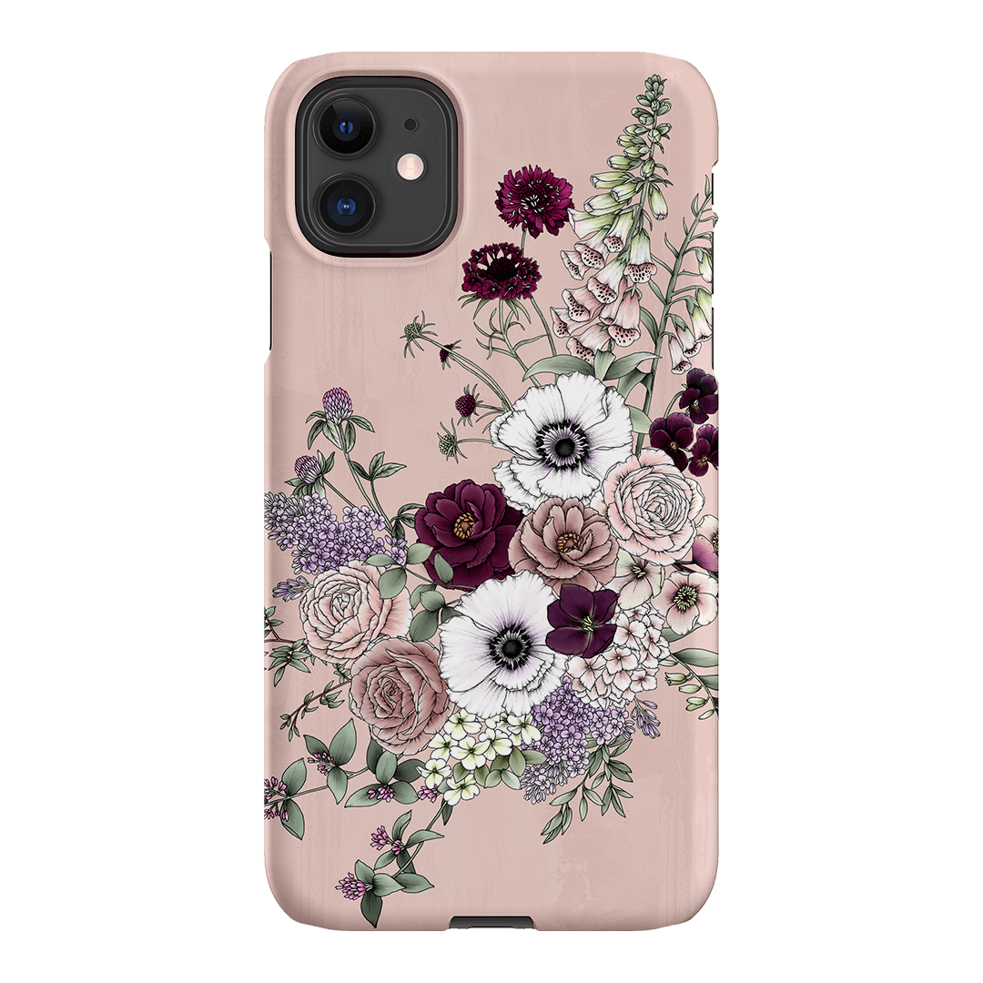 Blush Wildflowers Printed Phone Cases iPhone 11 / Snap by Typoflora - The Dairy