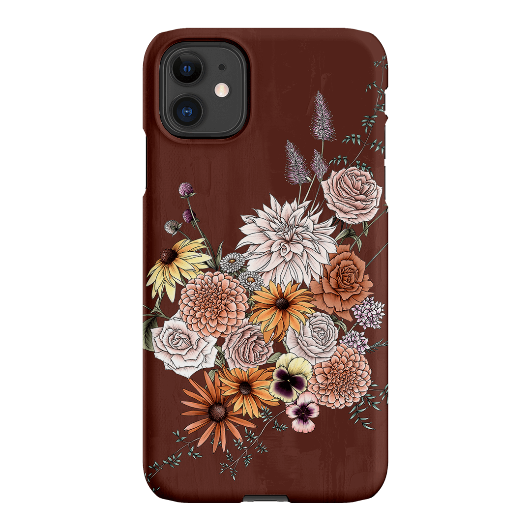 Golden Meadow Printed Phone Cases iPhone 11 / Snap by Typoflora - The Dairy