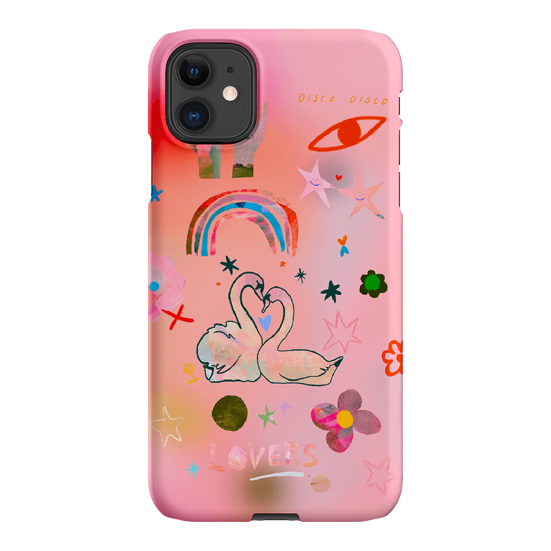 Pink Swan Printed Phone Cases iPhone 11 / Snap by Kate Eliza - The Dairy