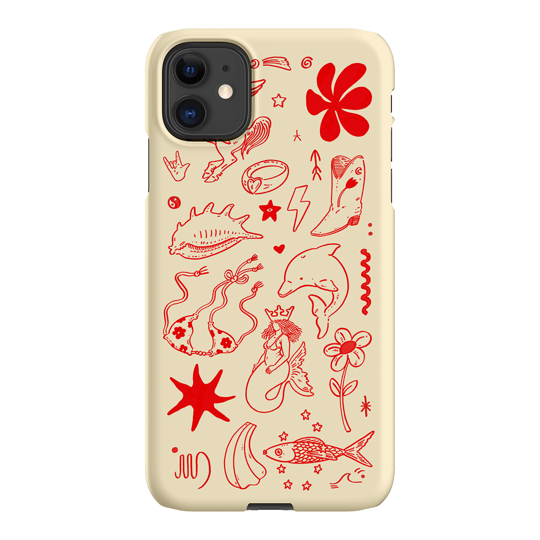 Spiced Cowboy Cream Printed Phone Cases iPhone 11 / Snap by Easty Beasty - The Dairy