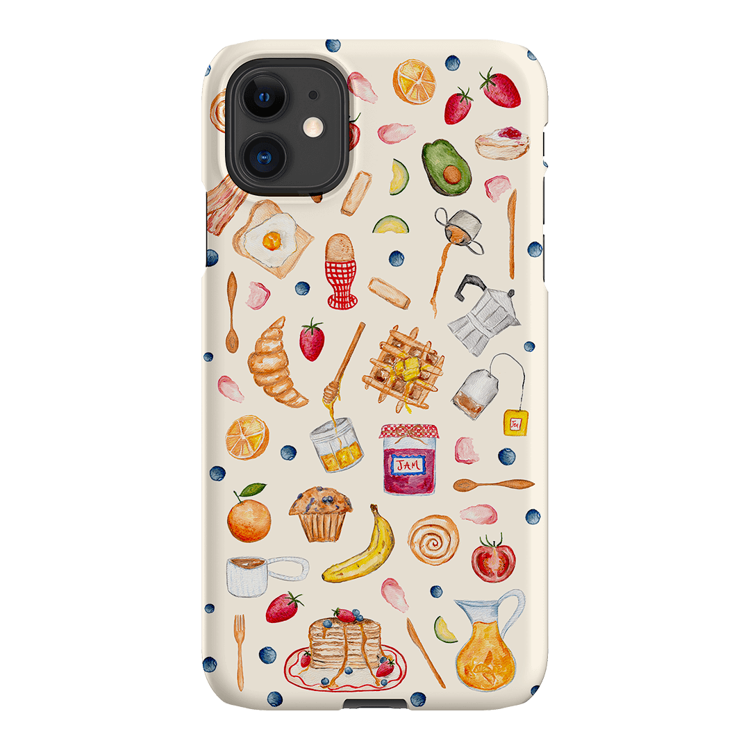 Sunday Breakfast Printed Phone Cases iPhone 11 / Snap by BG. Studio - The Dairy