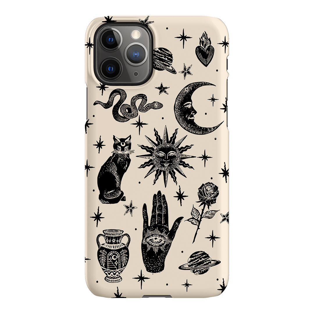 Astro Flash Beige Printed Phone Cases by Veronica Tucker - The Dairy