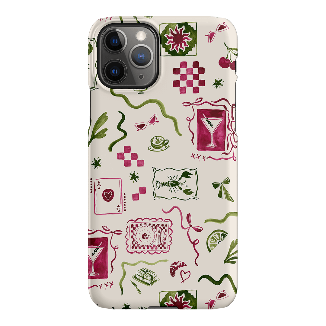 Martini Gal Printed Phone Cases iPhone 11 Pro / Snap by Charlie Taylor - The Dairy