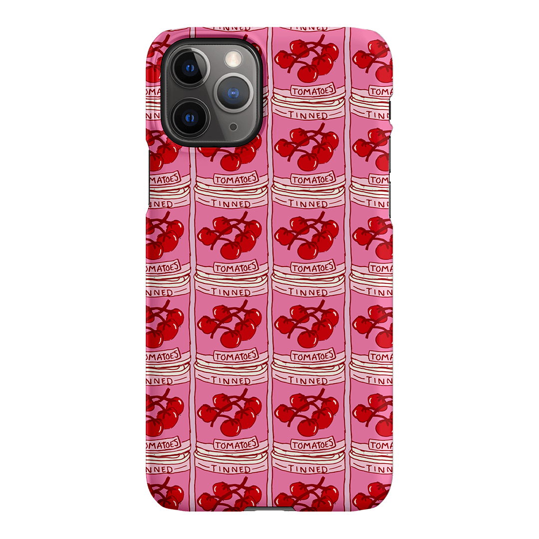 Tinned Tomatoes Printed Phone Cases iPhone 11 Pro / Snap by The Dairy - The Dairy