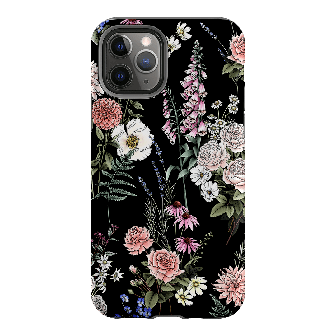 Garden Party Noir Printed Phone Cases iPhone 11 Pro / Armoured by Typoflora - The Dairy