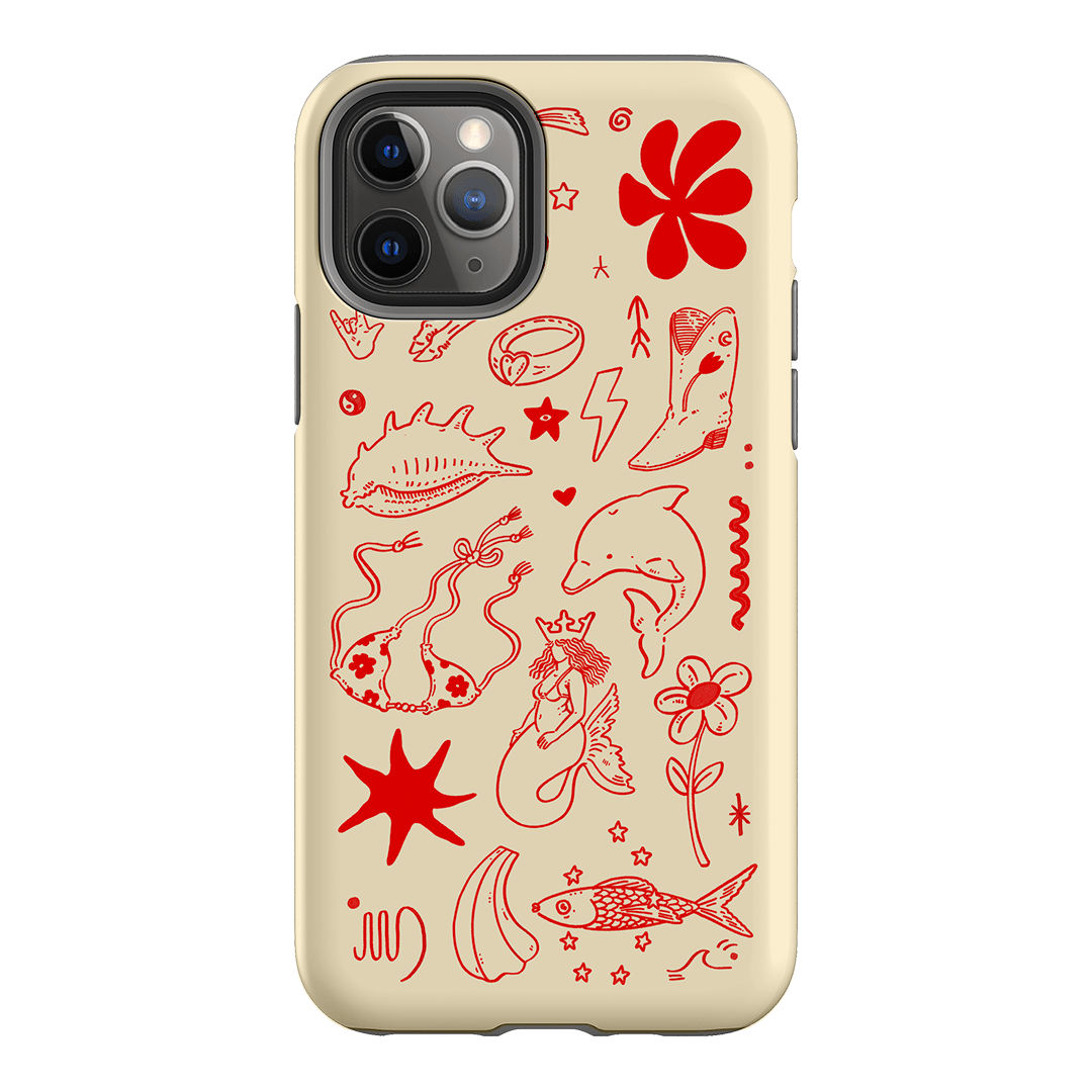 Spiced Cowboy Cream Printed Phone Cases iPhone 11 Pro / Armoured by Easty Beasty - The Dairy