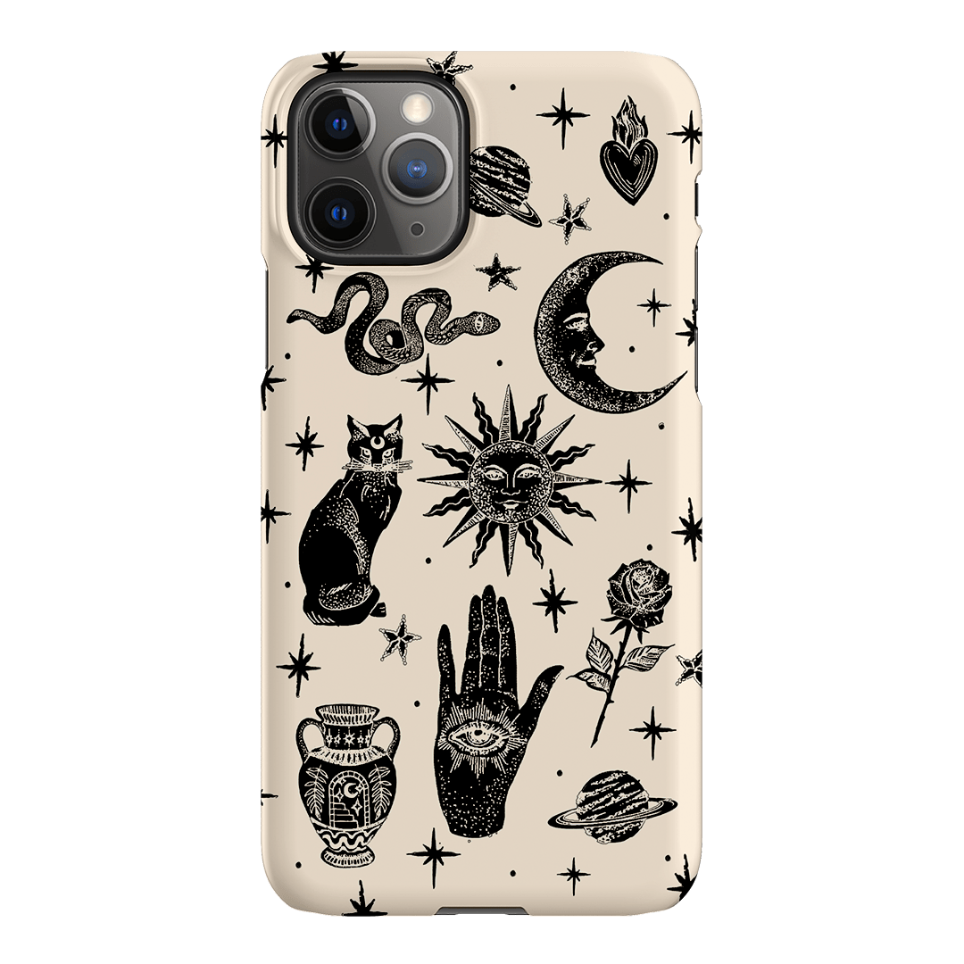 Astro Flash Beige Printed Phone Cases by Veronica Tucker - The Dairy