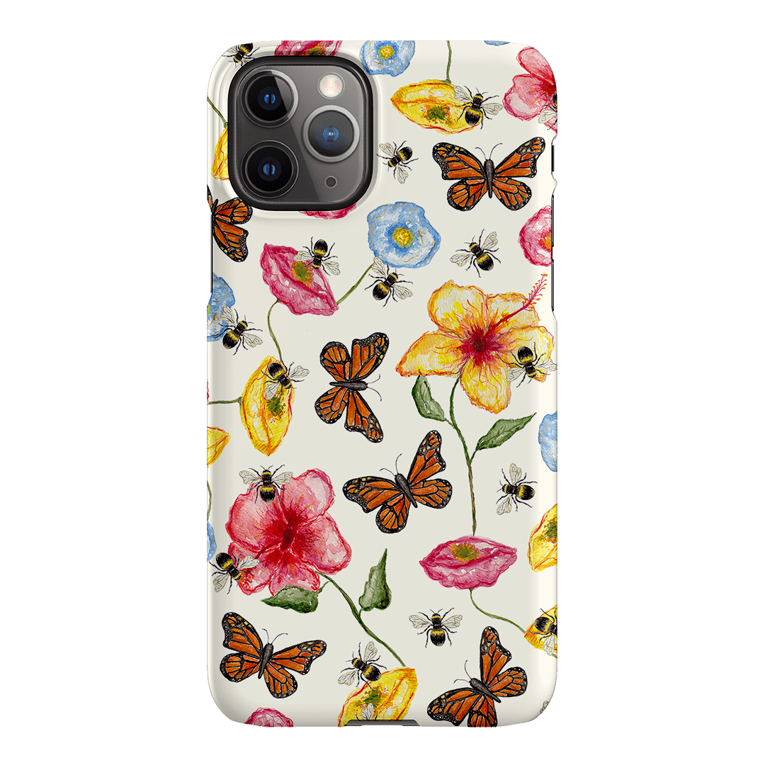 Butterflies & Bees Printed Phone Cases iPhone 11 Pro Max / Snap by BG. Studio - The Dairy