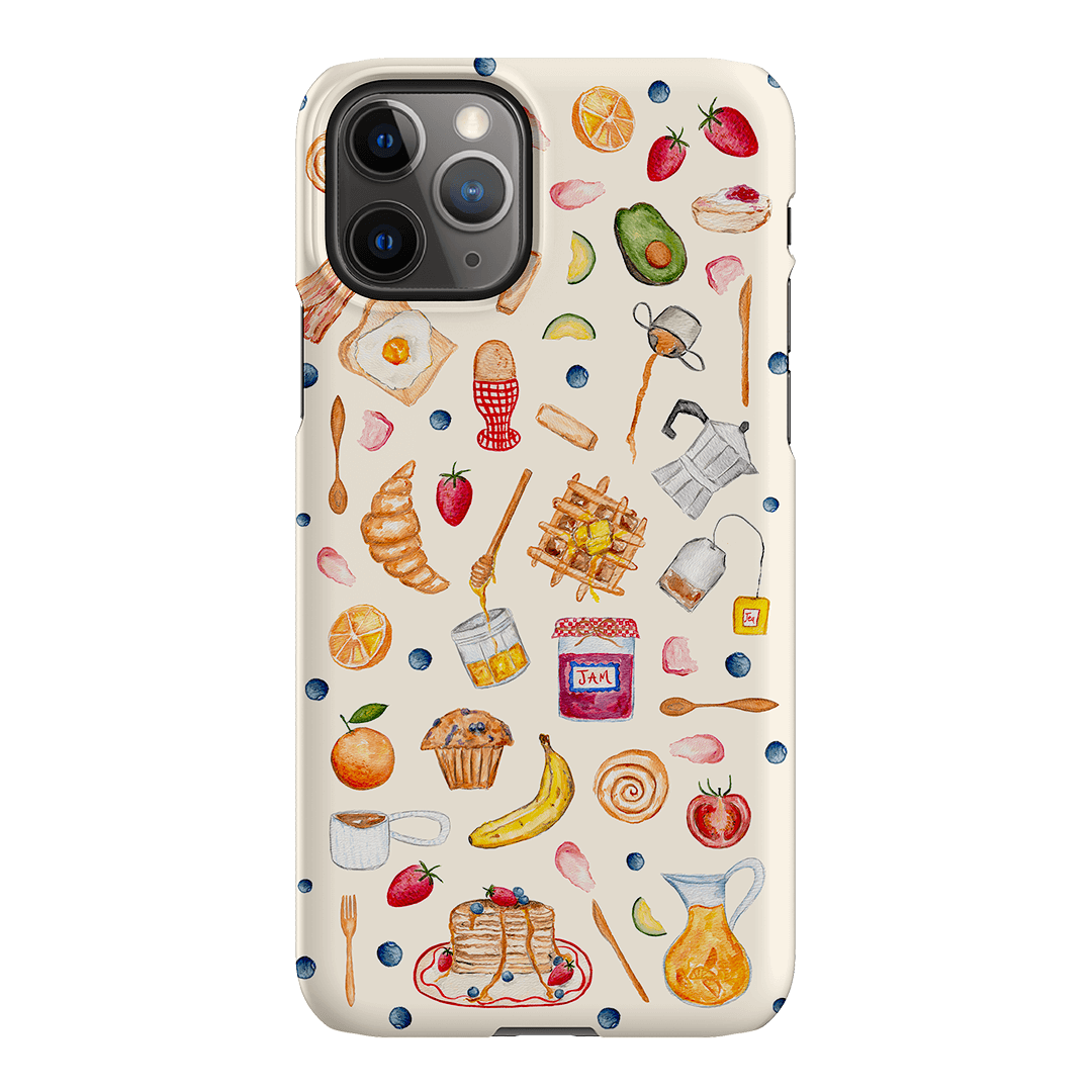 Sunday Breakfast Printed Phone Cases iPhone 11 Pro Max / Snap by BG. Studio - The Dairy