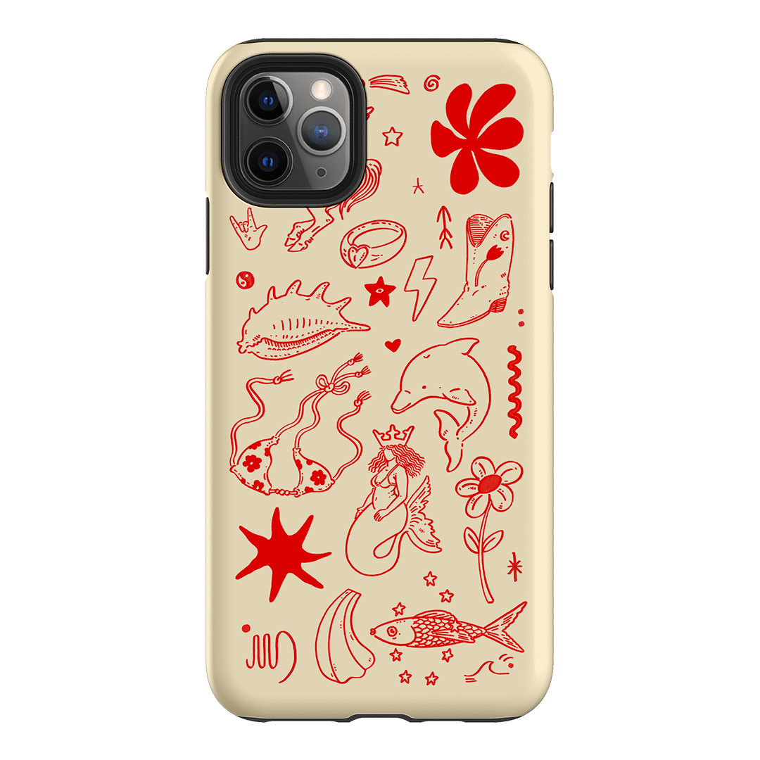 Spiced Cowboy Cream Printed Phone Cases iPhone 11 Pro Max / Armoured by Easty Beasty - The Dairy