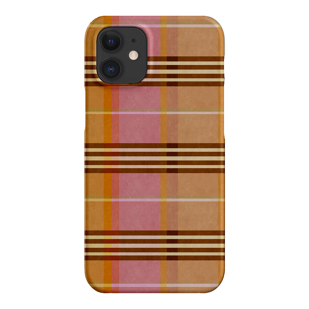 Peachy Plaid Printed Phone Cases by Fenton & Fenton - The Dairy