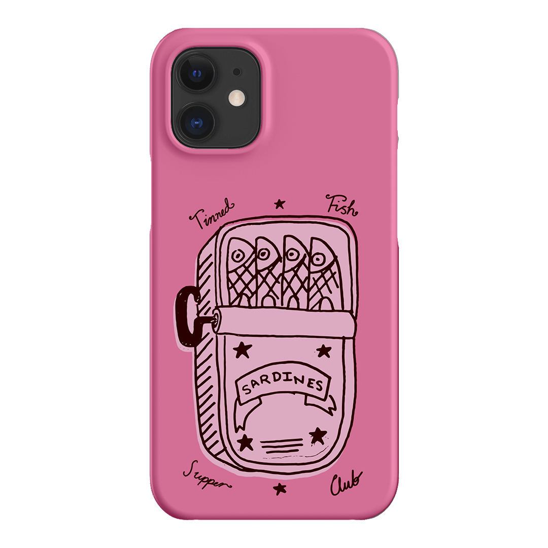 Sardine Social Pink Printed Phone Cases iPhone 12 / Snap by The Dairy - The Dairy