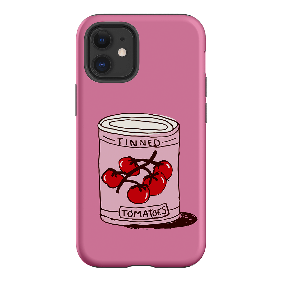 Saucy Pink Printed Phone Cases iPhone 12 / Armoured by The Dairy - The Dairy