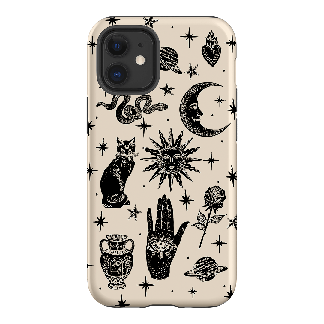 Astro Flash Beige Printed Phone Cases by Veronica Tucker - The Dairy