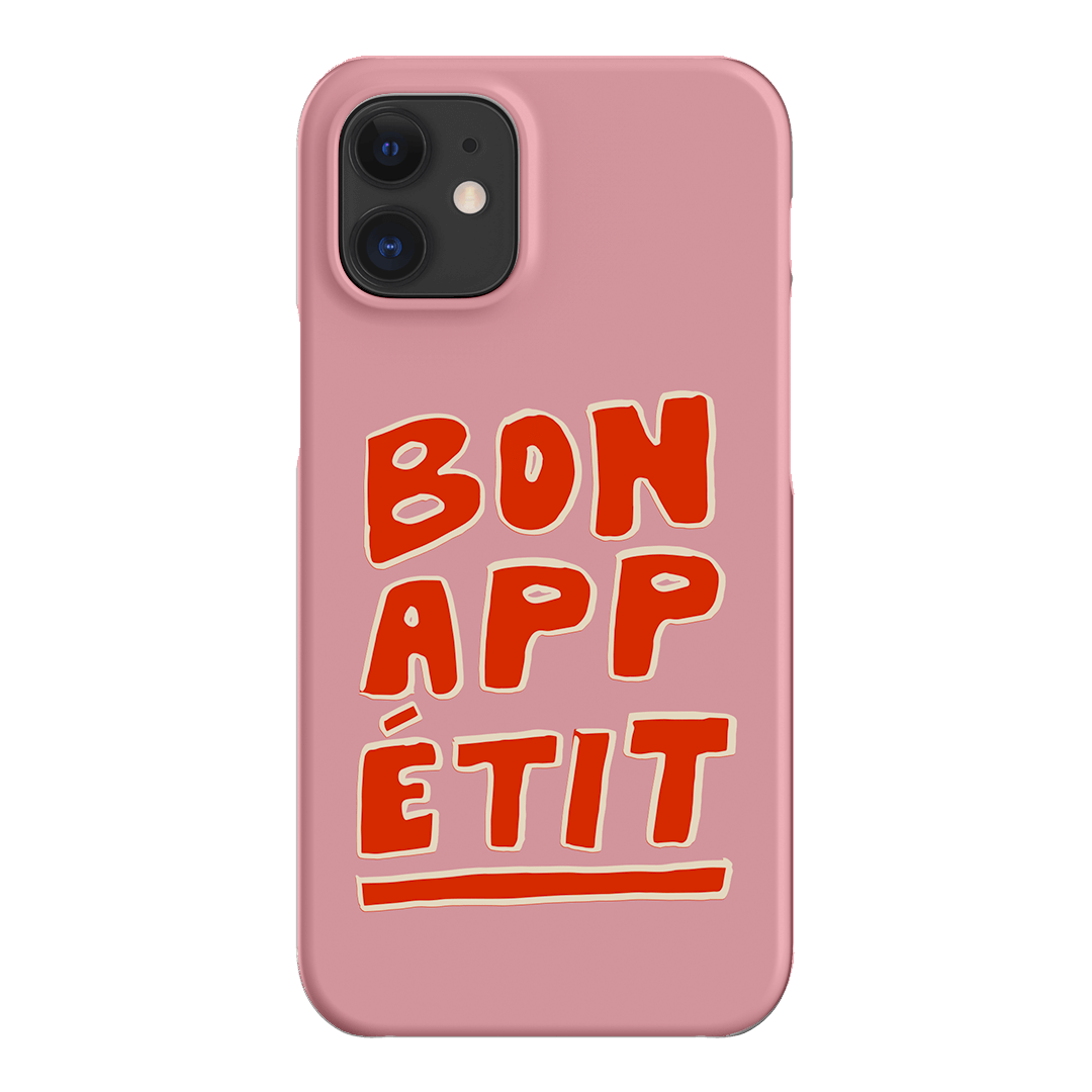 Bon Appetit Pink Printed Phone Cases iPhone 12 Mini / Snap by The Dairy - The Dairy