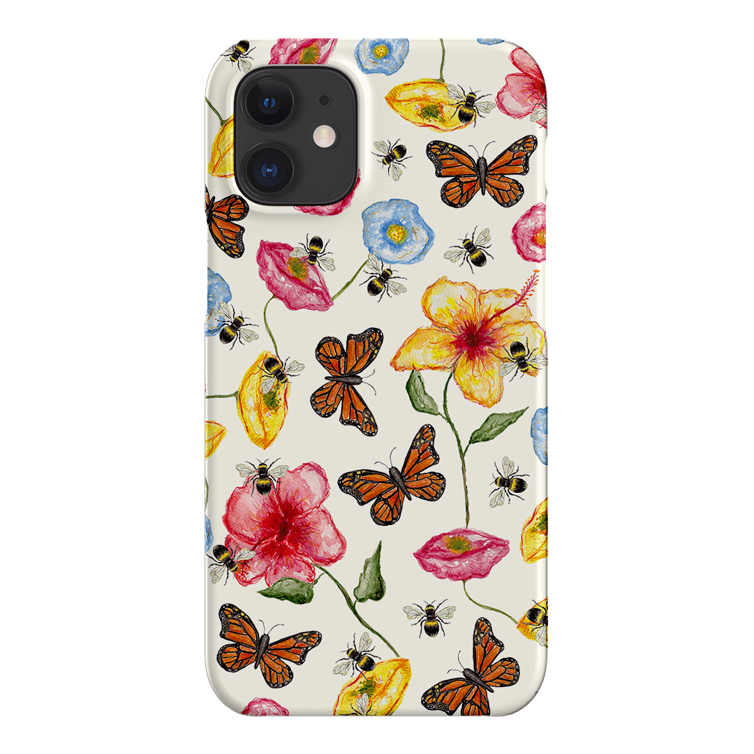 Butterflies & Bees Printed Phone Cases iPhone 12 Mini / Snap by BG. Studio - The Dairy