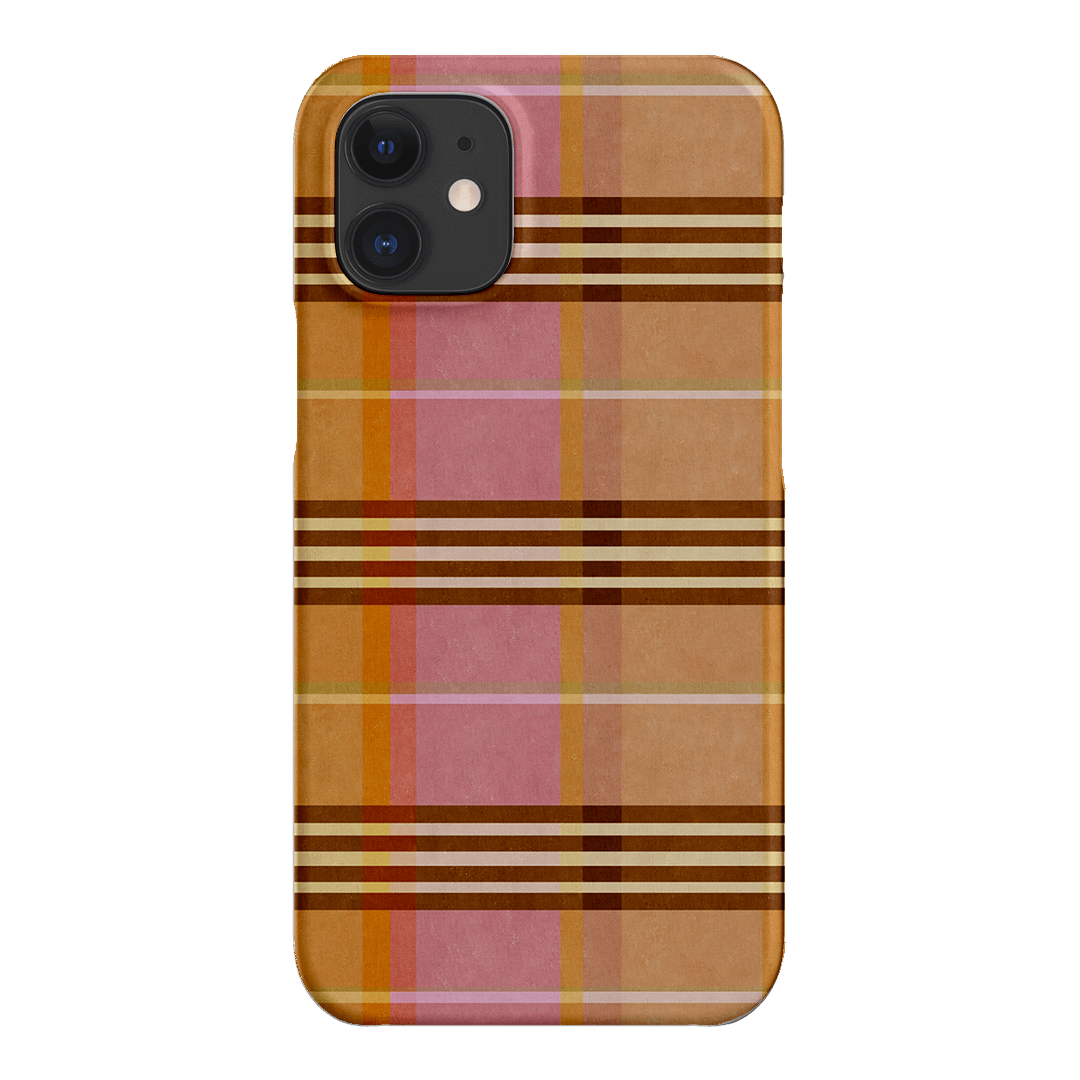 Peachy Plaid Printed Phone Cases by Fenton & Fenton - The Dairy