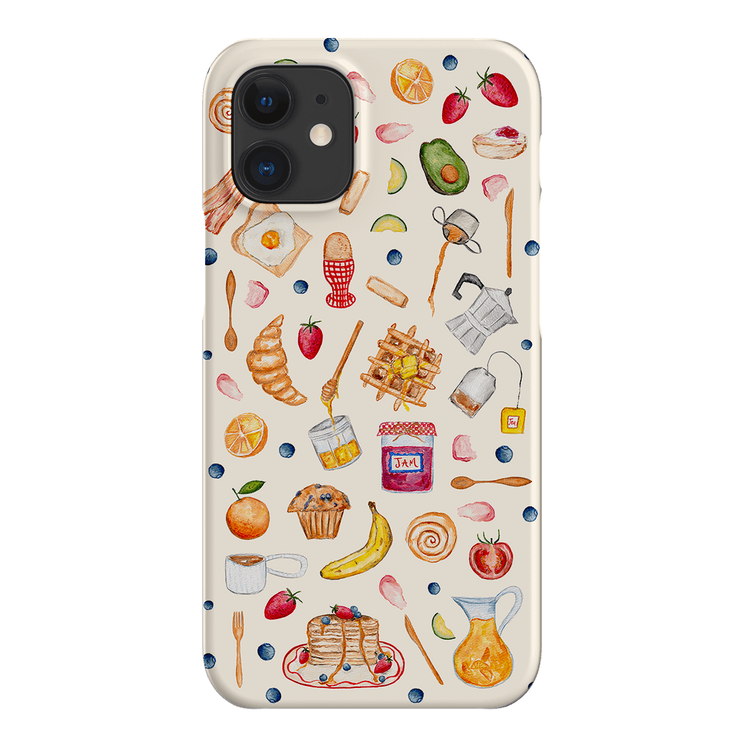 Sunday Breakfast Printed Phone Cases iPhone 12 Mini / Snap by BG. Studio - The Dairy